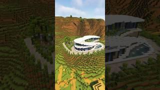 Minecraft: Modern Mansion! | Timelapse | Tutorial | #builds #shorts #minecraft