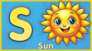 Letter S | Sun, Star, Socks & Spider - Learn the Letter S