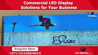 Commercial LED Display Solutions for Your Business | Elite Infotech