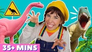 Dinosaur Adventure for Kids! | Surprise Fossil Dig | Learn Dinos, Read, Sing & Draw with Bri Reads