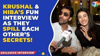 Jhanak's Krushal Ahuja & Hiba Nawab's EPIC interview as they SPILL each other's FUN secrets