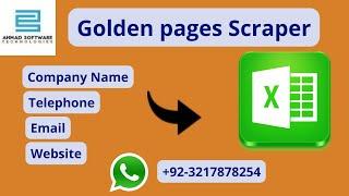 Goldenpages Scraper || How to scrape data from goldenpages