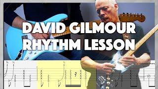VERY BASIC David Gilmour Rhythm Tutorial + Tabs