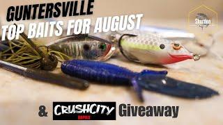 Guntersville Top Baits for August Bass Fishing