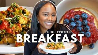 HIGH PROTEIN plant-based breakfast recipes you should make this week | Savory and sweet options