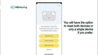 How to reset your smart hearing aids from MDHearing