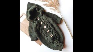 Детский комбинезон. Вязаный комбинезон. Baby coverall.
