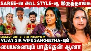 Vijay Sir கூட ஒரு Selfie கூட எடுக்கல: Makeup Artist Viji Knr Interview  | Sangeetha, Keerthy Suresh