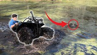 SNORKELED FOURWHEELERS EXPLORE SKETCHY SWAMP!