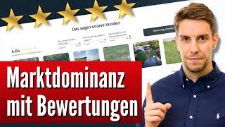 Marktdominanz mit Bewertungen - Analyse turbogruen.de mit reviews.io