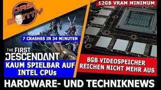 Sind 8GB Videospeicher  noch genug? | Intel CPUs extrem instabil | Windows 10 am Ende | News