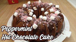 Peppermint Hot Chocolate Cake | Holiday Recipes