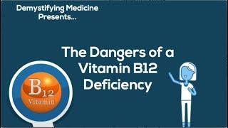 Dangers of vitamin B12 deficiency