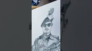 #pencilart #portrait #painting #army #cammondo #indianarmy #pencilscatch #scatch #scatching #draw