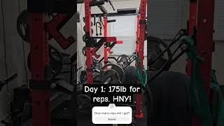 How many times can bench175 bench 175lb?