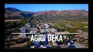 AGIOI DEKA Άγιοι Δέκα Drone 4K CRETE GREECE Gortys Ultra HD