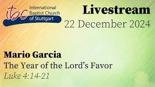 Sunday Service Livestream // 22 December 2024