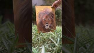 Aslan parçası️ #painting #lion #artist #art #artistpainting #aslan #aslanburcu