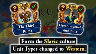 Forming The THIRD ROME as RUSSIA LETS YOU WESTERNISE in EU4 1.37 !!