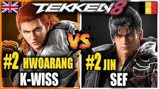 Tekken 8 PROs | K-Wiss vs SEF (#2 HWOARANG vs JIN #2) | Tekken 8 Replays