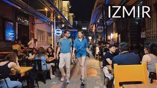 Explore Alsancak, İzmir: 4K Night Walk & Travel Guide (Summer 2024)