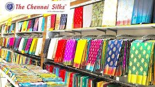 Chennai silks celebrity Inspired saree Raw Silk Jute silk saree collection
