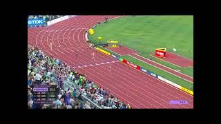 50 68  SYDNEY SMASHES 400M HURDLES WORLD RECORD World Athletics Championships Oregon 22 Segment 1