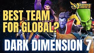 Is This The Best Team For Global Section Dark Dimension 7 Marvel Strike Force MSF