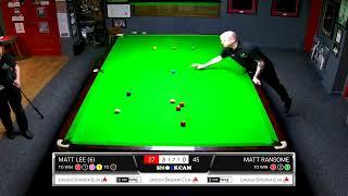 Matt Lee - Matt Ransome The Ken Baptist Senior Snooker Semi Final