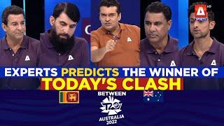 #ThePavilion cricket experts predicts the winner of today's clash between Australia and Sri Lanka