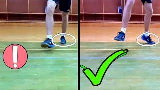 5 FOOTWORK MISTAKES IN BADMINTON