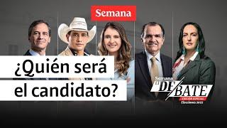 El Debate con precandidatos del Centro Democrático a la Presidencia de Colombia | Elecciones 2022