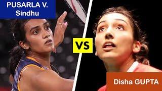 PV Sindhu vs Disha GUPTA R32 US Open 2023