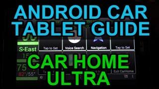 Android Auto Car Tablet - Car Home Ultra App - Review And Demo