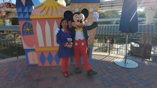 I as Berry Violet meets Mickey Mouse at Disneyland December 2022