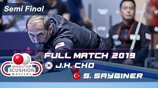 Semi Final - Jae Ho CHO vs Semih SAYGINER (2019 LG U+ CUP 3CUSHION MASTERS)