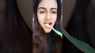 Magical Teeth Whitening at home instantly  #shorts #youtubeshorts #ashortaday #homeremedies