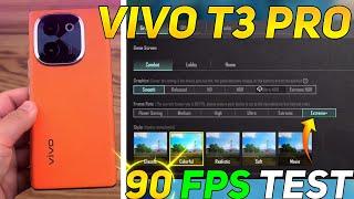 VIVO T3 PRO BGMI 90 FPS TEST | VIVO T3 PRO PUBG 90 FPS TEST | SD 7 GEN 3 PROCESSOR 