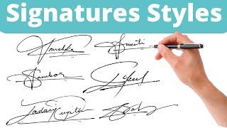 How to draw signature like billionaire | how to make your name signature designs | creative logo