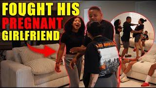 PRETENDING TO FIGHT BROTHERS PREGNANT GIRLFRIEND! *INSANE*