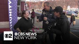 CBS viewer donates entire shopping cart to holiday food drive!