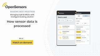P4-4 How sensor data is processed [Managing hybrid offices with intelligent booking solution]
