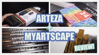 Arteza + MyArtScape REVIEW + Painting Demonstration