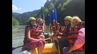 Rafting on Dunajec River in Pieniny NP, Slovakia