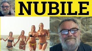  Nubile Meaning - Nubile Examples - Nubile Defined - Describing People - Nubile