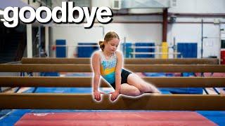 My Daughter's Emotional Goodbye To Gymnastics 