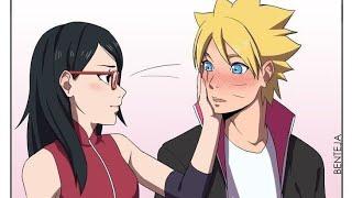 Boruto And Sarada || Sarada Kiss Boruto || boruto and sarada || kiss || Boruto x Sarada kiss