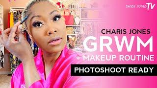 GRWM | Photoshoot Ready Makeup Routine | Charis Jones | Sassy Jones