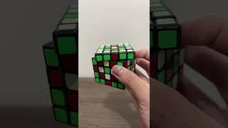 Rubik’s cube goes 1, 2, 3, 4!  #satisfying #rubikscube #shorts