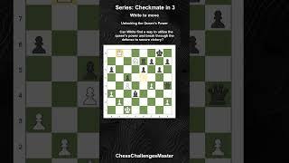 Chess puzzle - Checkmate in 3 - Unlocking the Queen's Power